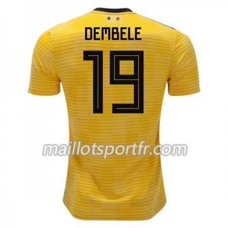 Maillot de Foot Belgique Dembele 19 Exterieur Coupe du monde 2018
